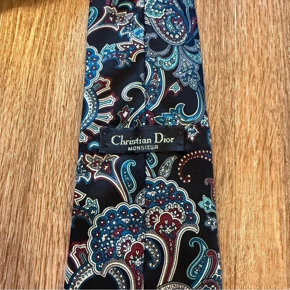 Christian Dior Silk Tie Enrico Venturi Silk Tie Designer Old Money Bundle Of 2